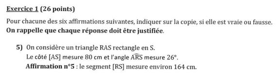 Exercice brevet : Calculer la Longueur d’un Côté d’un Triangle en Trigonométrie Exercice brevet : Calculer la Longueur d’un Côté d’un Triangle en Trigonométrie