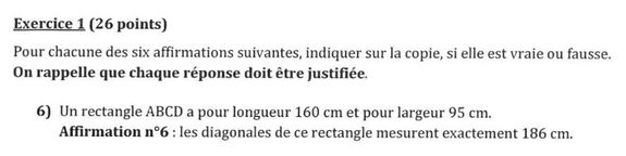 Exercice brevet : Calculer la Longueur de la Diagonale d’un Rectangle avec Pythagore Exercice brevet : Calculer la Longueur de la Diagonale d’un Rectangle avec Pythagore