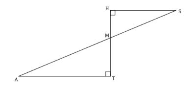 Triangle rectangle en situation de Thalès Triangle rectangle en situation de Thalès