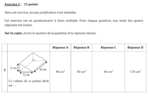 Calculer Le Volume D Un Prisme Droit Base Triangulaire