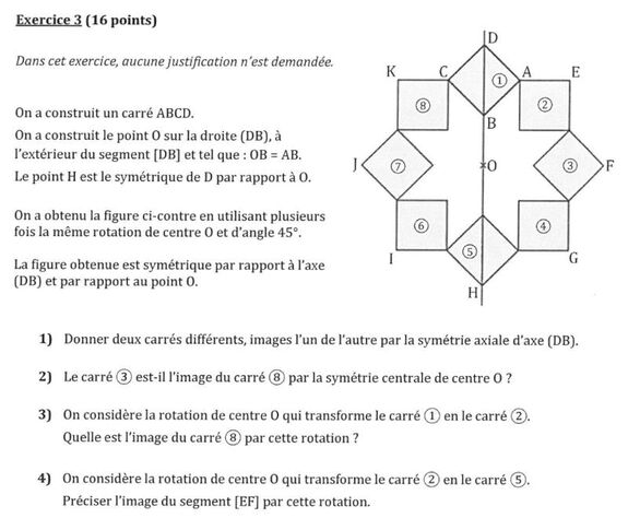Exercice 3 du Brevet Amérique du Nord 3 juin 2021