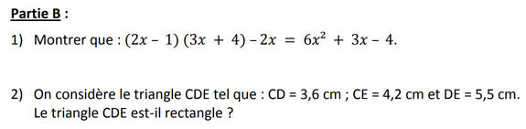 Exercice 1b du Brevet Centres Étrangers 14 juin 2022