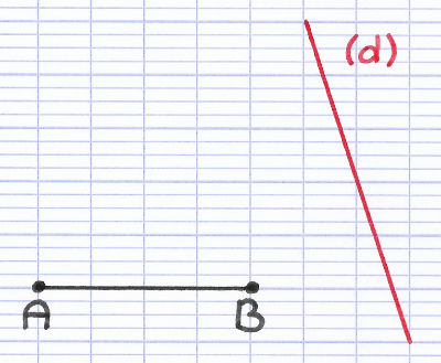 Comment construire le symétrique d'un segment par symétrie axiale ?