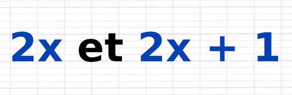Exercice 3 : Écrire la forme littérale d’un nombre pair et impair
