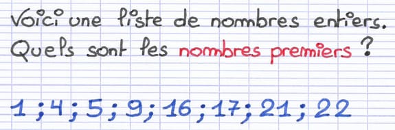 Reconnaître des nombres premiers Reconnaître des nombres premiers