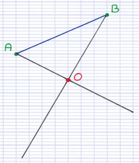 Construction de l’image d’un segment commençant par 2 demi-droites Construction de l’image d’un segment commençant par 2 demi-droites