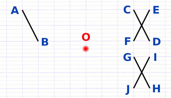 Exercice 1 : Construire l’image d’un segment par symétrie centrale