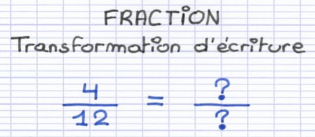 Transformer l’écriture d’une fraction Transformer l’écriture d’une fraction
