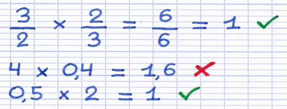 Vérification de 2 nombres inverses Vérification de 2 nombres inverses