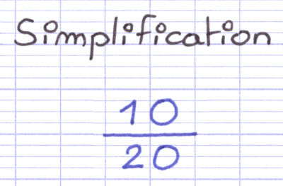 Simplification d'une fraction