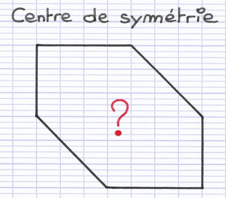 Trouver le centre de symétrie d’une figure Trouver le centre de symétrie d’une figure