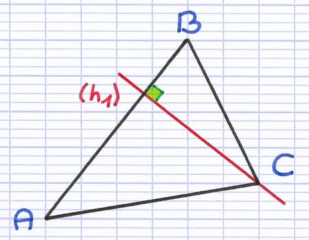Construction d’une hauteur d’un triangle