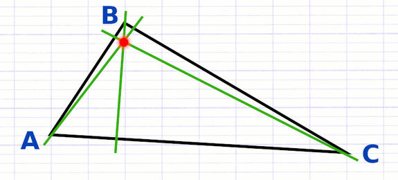 Exercice 2 : Tracer les hauteurs d’un triangle