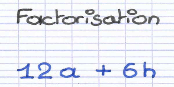 Factorisation - Mettre en Évidence un Facteur Commun