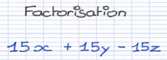Mettre en évidence un nombre pour factoriser une expression littérale