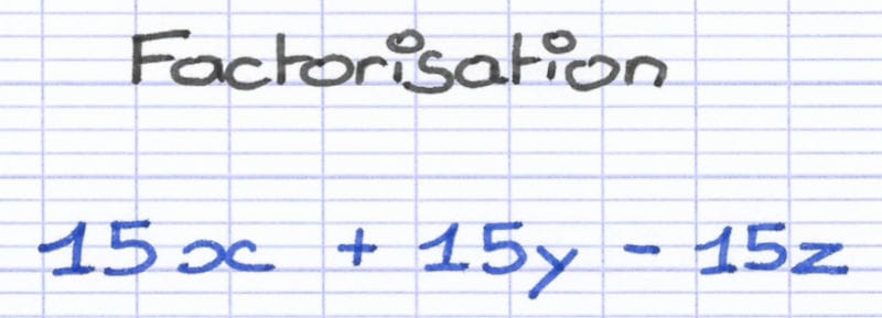 Factorisation - Mettre en Évidence un Facteur Commun