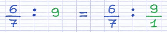 Transformation d’un nombre entier en fraction Transformation d’un nombre entier en fraction