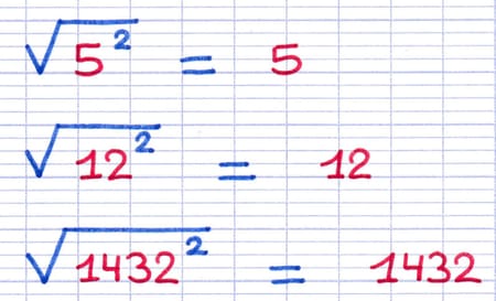 Simplification entre racine carrée et puissance carrée Simplification entre racine carrée et puissance carrée