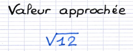 Extraire la valeur approchée d’une racine carrée Extraire la valeur approchée d’une racine carrée