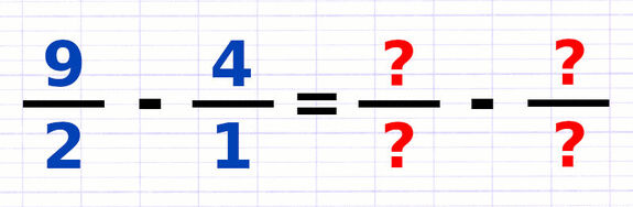 Exercice 2 : Soustraire une fraction et un nombre entier