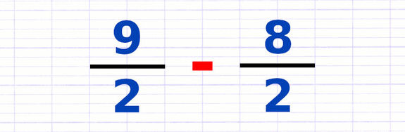 Exercice 3 : Soustraire une fraction et un nombre entier