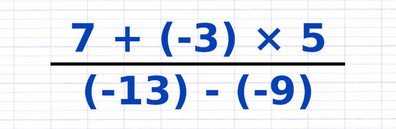 Exercice 2 : Effectuer des calculs à l’intérieur d’une fraction