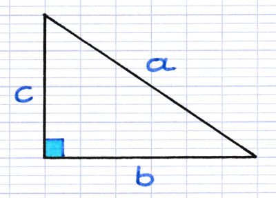 Comment mettre en équation le théorème de Pythagore pour un triangle rectangle