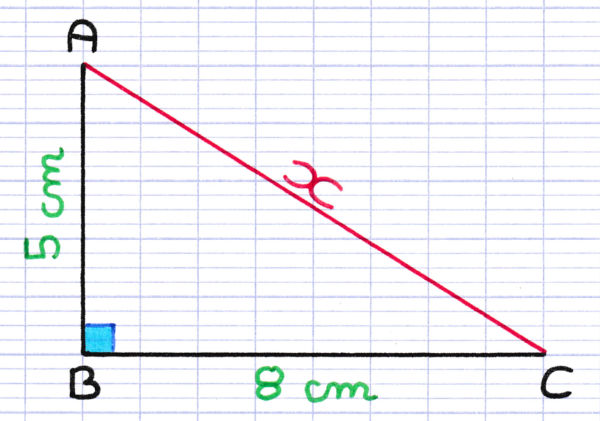 Comment calculer la longueur d'une hypotenuse avec le théorème de Pythagore