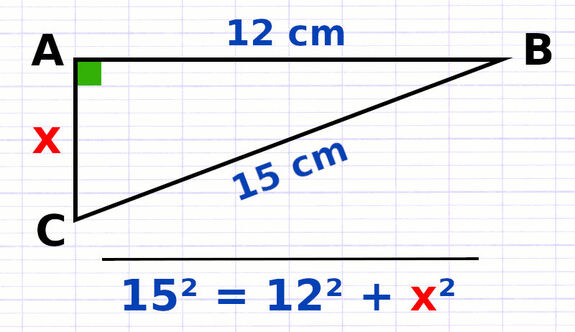 Exercice 1 : Calculer la longueur d’un côté dans un triangle rectangle