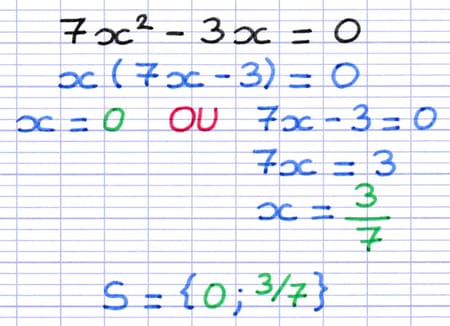 Factorisation transformant une équation du second degré en équation-produit Factorisation transformant une équation du second degré en équation-produit