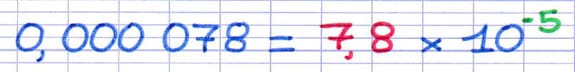 Notation scientifique d’un petit nombre