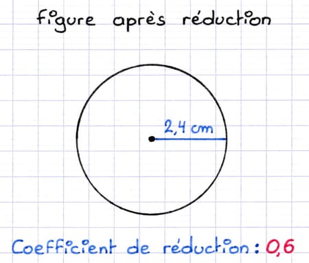 Calculer les longueurs d’une figure avant réduction
