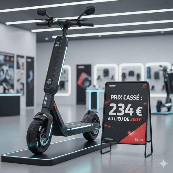 Exercice 3 : Trouver le pourcentage de réduction d’un prix cassé