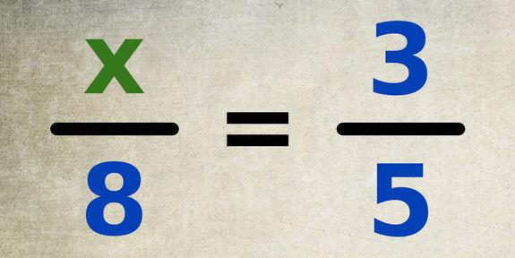 Équation de la forme d’une égalité de fractions avec l’inconnue au numérateur