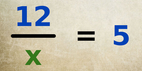 Équation de la forme d'une égalité entre un nombre entier et une fraction