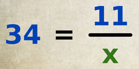 Exercice 3 : Appliquer le produit en croix pour résoudre une égalité entre un nombre entier et une fraction