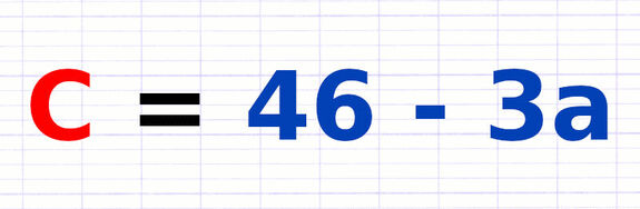 Exercice 3 : Calculer une expression littérale pour une valeur donnée