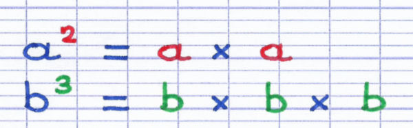 Transformation des exposants en multiplication