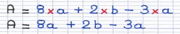 Suppression des signes de multiplication inutiles Suppression des signes de multiplication inutiles