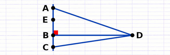 Exercice 1 : Calculer la distance entre un point et une droite