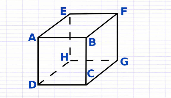 Exercice 1 : Reconnaitre et décrire un cube