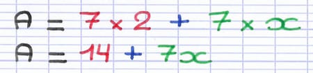Simplification de l’expression littérale