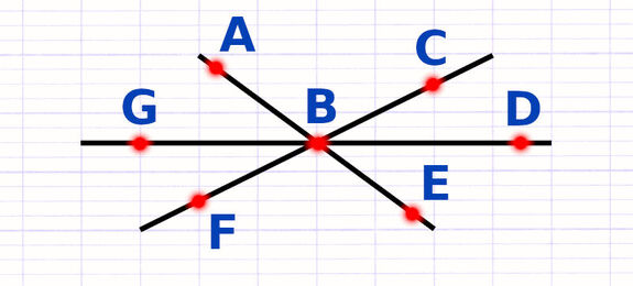 Exercice 3 : Reconnaître les angles opposés par le sommet