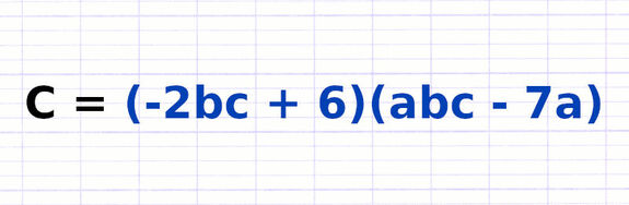 Exercice 3 : Distributivité double d’une expression littérale