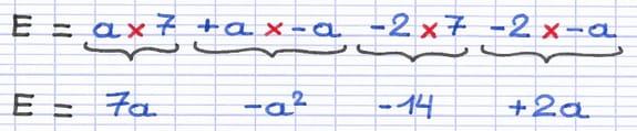 Simplification de l’expression littérale