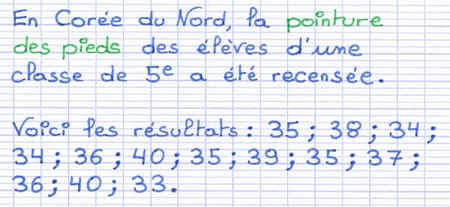 Caractère de la série statistique Caractère de la série statistique